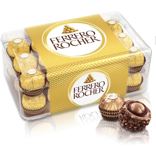 母の日 チョコレート フェレロ ロシェ Ferrero Rocher チョコ プレゼント お菓子 ギフト 人気 おしゃれ 手土産 詰め合わせ まとめ買い 大容量 ヘーゼルナッツ ミルクチョコレート 30粒 375g